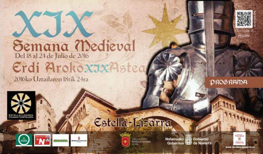 Cartel Semana Medieval Estella 2016